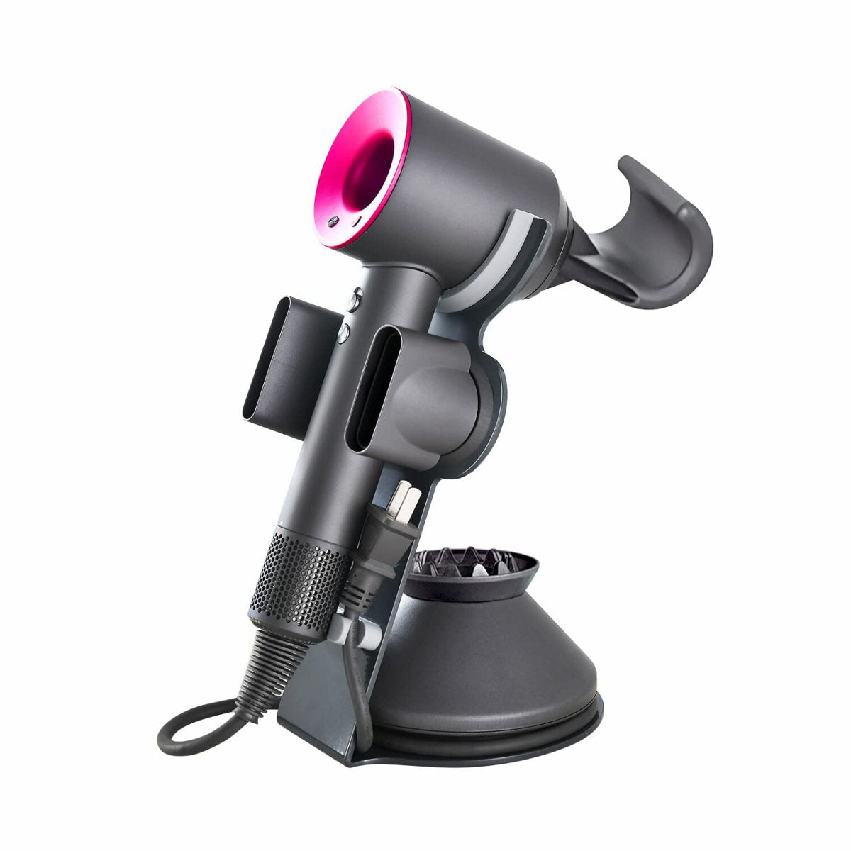 Dyson Supersonic Hair Dryer & Display Stand in Fuchsia/Iron